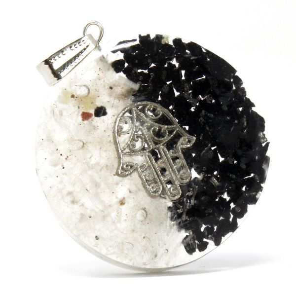Pendentifs Orgonite - Main de Fatma Protectrice