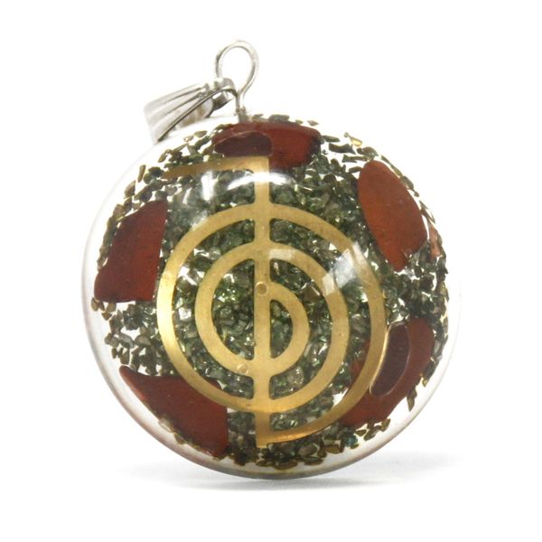 Pendentifs Orgonite - Dôme de Puissance Spirale