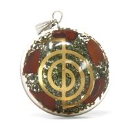 Pendentifs Orgonite -  Dôme de Puissance Spirale
