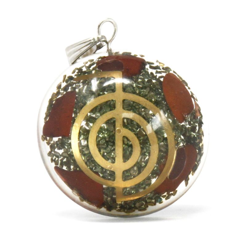Pendentifs Orgonite -  Dôme de Puissance Spirale
