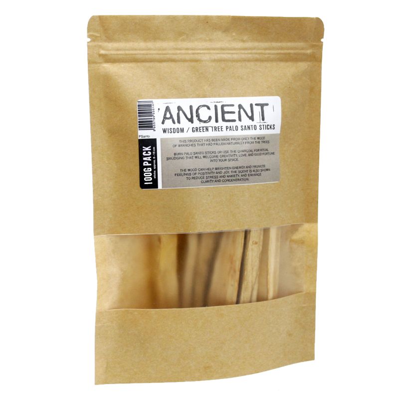 100g Palo Santo Arbre Vert 10-15 Bâtonnets