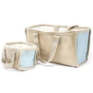 Panier Shopping Grand - Turquoise