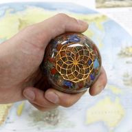 Presse-papiers Orgonite  - Dôme Lapis