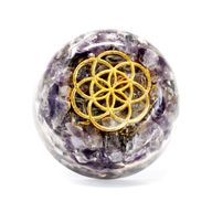 Presse-papiers Orgonite  - Dôme Amethyste