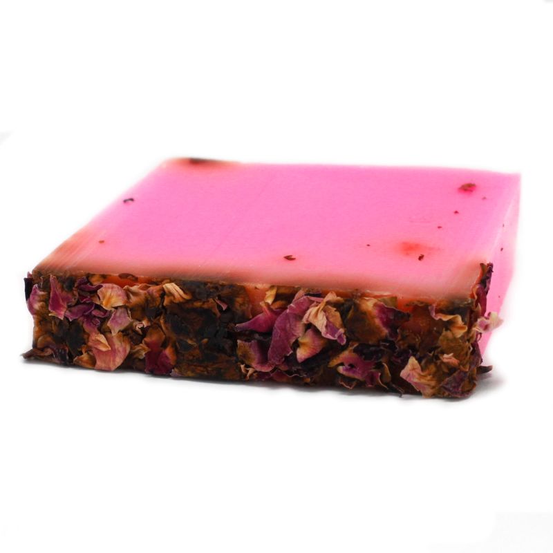 Pack Pain de Savon Tranché (13pcs)-  Rose et Pétales de Rose