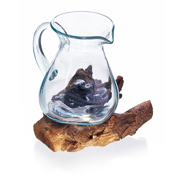 Vase en Verre Soufflé sur Racine - Carafe d'eau