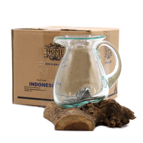 Vase en Verre Soufflé sur Racine - Carafe d'eau