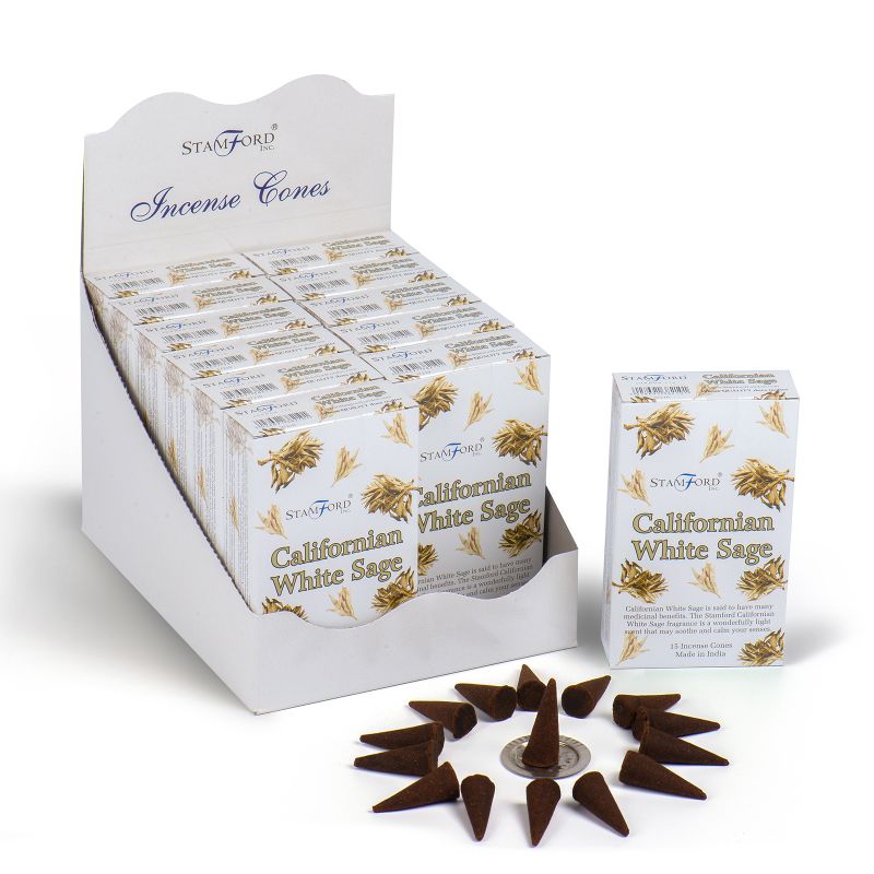 Cônes Stamford Premium - Sauge Blanche de Californie