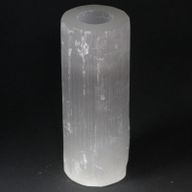 Bougeoir Sélénite  Cylindre - 20 cm