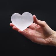Pierre de Sélénite Polie - Coeur 5-6 cm