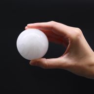 Pierre de Sélénite Polie - Boule 5-6 cm