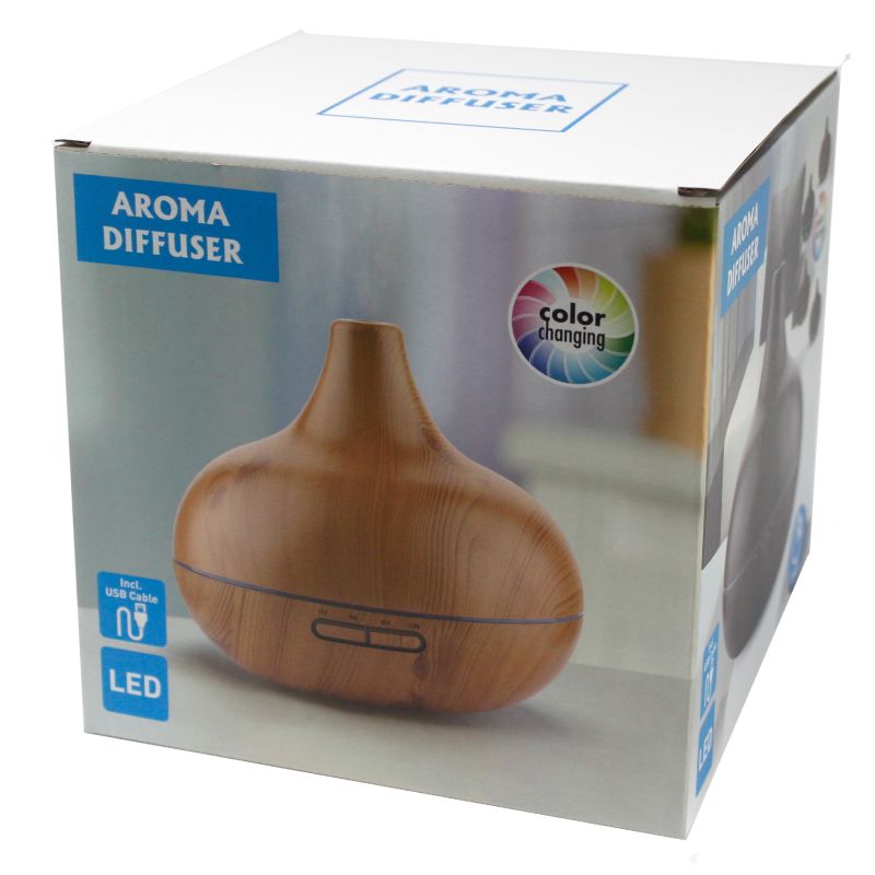 Diffuseur Santorini Chrono USB et LED couleurs