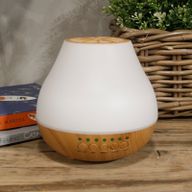 Diffuseur Vienne : Enceinte Chrono, USB et LED Couleurs