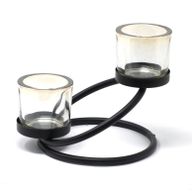 Bougeoir Votif en Fer - 2 Coupes Balance
