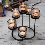 Bougeoir Fer - 6 Coupes Chandelier de Terre