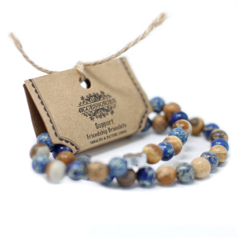 Lot de 2 Bracelets Amitié - Protection