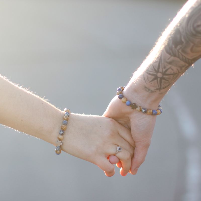 Lot de 2 Bracelets Amitié - Eternité