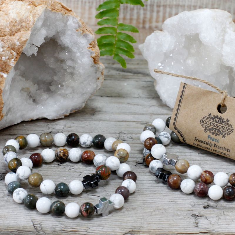 Lot de 2 Bracelets Amitié  - Paix
