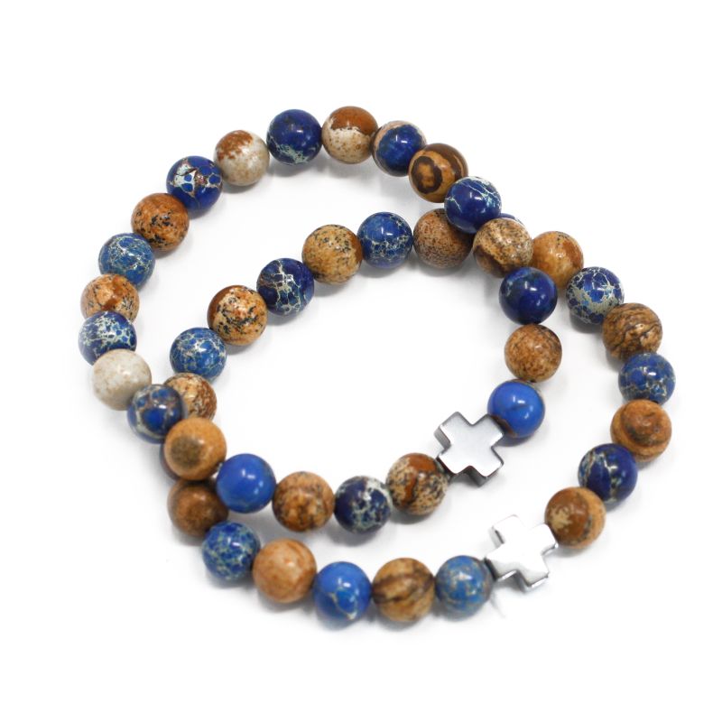 Lot de 2 Bracelets Amitié  - Soutient