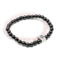 Bracelets Magnétiques Gemme -  Quartz Rose