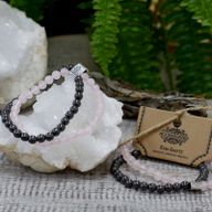 Bracelets Magnétiques Gemme -  Quartz Rose