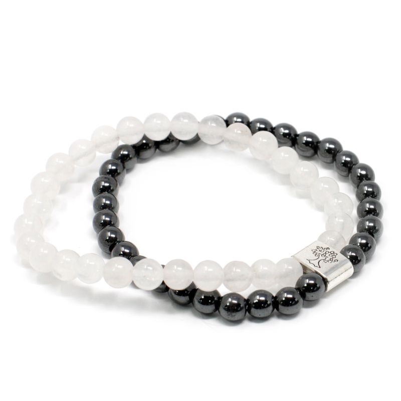 Bracelets Magnétiques Gemme -  Quartz Roche