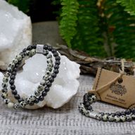 Bracelets Magnétiques Gemme -  Jaspe Dalmatien