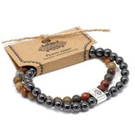Bracelets Magnétiques Gemme -  Jaspe Picasso