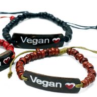 Bracelets en Coco Slogan - Vegan
