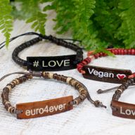 Bracelets en Coco Slogan - Euro4Ever
