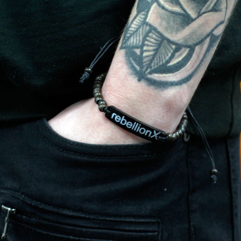 Bracelets en Coco Slogan - Rebellion X