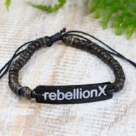 Bracelets en Coco Slogan - Rebellion X