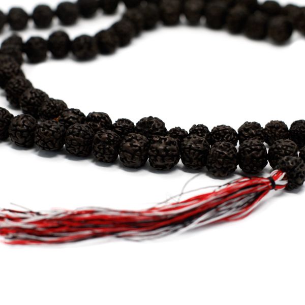 Mala Rudraksha 108 Perles-Noir