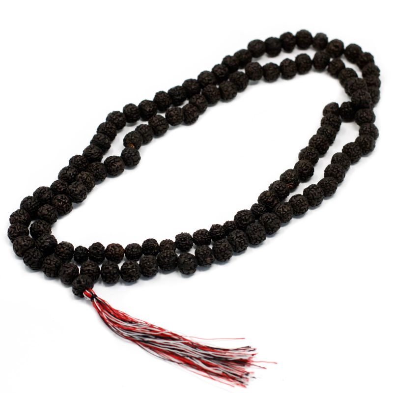 Mala Rudraksha 108 Perles-Noir
