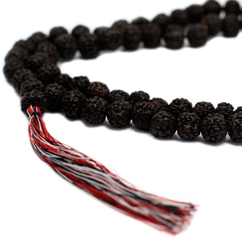Mala Rudraksha 108 Perles-Noir