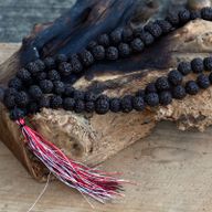 Mala Rudraksha 108 Perles-Noir