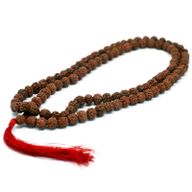 Mala Rudraksha 108 Perles-Marron