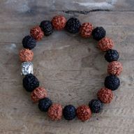 Mala Rudraksha Bouddha-Mix