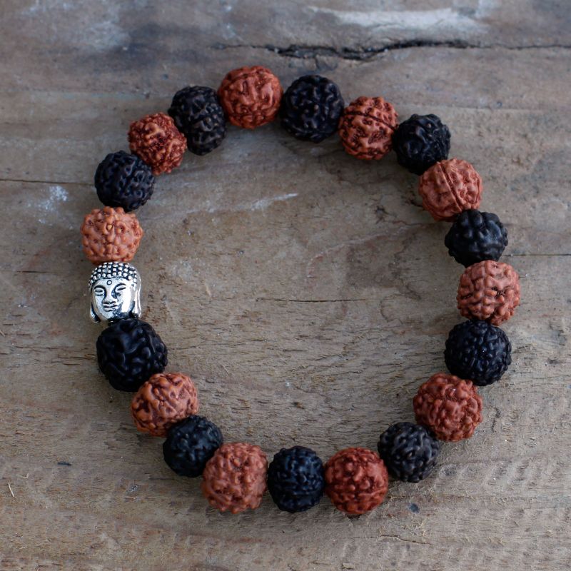 Mala Rudraksha Bouddha-Mix