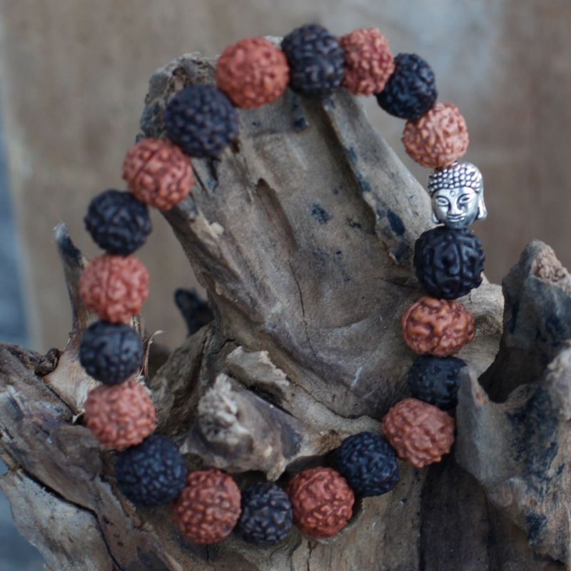 Mala Rudraksha Bouddha-Mix