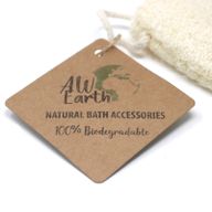 Loofah Naturel sur Corde - 12.7 cm
