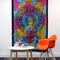 Dessus Lit/Tenture  - MED Khamsa Noir