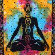 Dessus Lit/Tenture  - GRD Chakra Bouddha