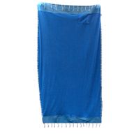 Serviette Paréo Coton - 100x180 cm - Bleu Ciel
