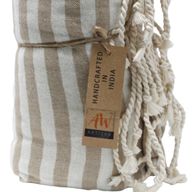 Serviette Paréo Coton - 100x180 cm - Sable Chaud