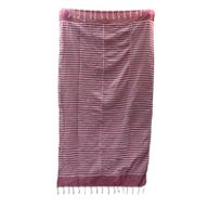 Serviette Paréo Coton - 100x180 cm - Rose Chaud
