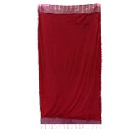 Serviette Paréo Coton - 100x180 cm - Rose Chaud