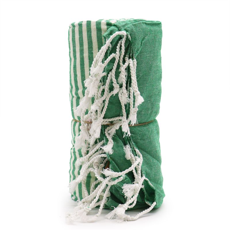 Serviette Paréo Coton - 100x180 cm - Vert Picnic