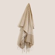 Paréo Coton Poche - 100x180 cm - Sable Chaud