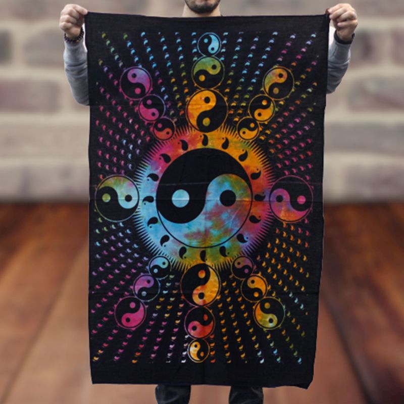 Tenture Murale Coton - Ying Yang